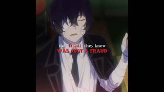 The worlds greatest actor  Dazai Edit  BSD  trending bsd edit dazai bungostraydogs [upl. by Yendahc582]