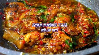 cara buat ayam masak thai mudah dan sedap by malina lina pg  lauk pauk harian simple [upl. by Archibald]