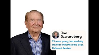 Joe Szwarcberg The Last Surviving Member of the Buchenwald Boys [upl. by Airetak670]