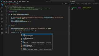 Obtener el precio de criptomonedas con Python API CoinGecko [upl. by Anidal779]