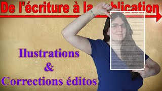 De lécriture à la publication 👀 Illustrations et corrections éditos [upl. by Sucramel288]