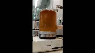 Batch process electrocoagulation in laboratory [upl. by Noy]