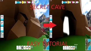 HOW TO OPEN UP THE SECRET CAVE  Roblox Fishing simulator [upl. by Francois]