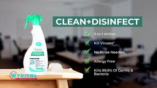 Why FoamBased Disinfectants are More Effective  Wyritol Disinfectant Foam Spray  Cleaner [upl. by Fabyola339]