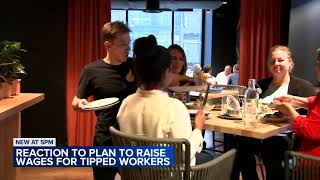 What do Chicagos tipped workers think of new minimum wage plan [upl. by Saint]