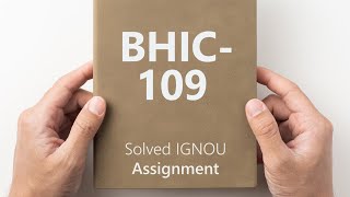 BHIC109 solved assignment 202425  BHIC109 solved assignment 2025  BHIC109 assignment [upl. by Muhammad]