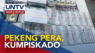 P25M na mga pekeng US dollar at PH bills nasabat ng Mandaluyong Police sa 2 foreign nationals [upl. by James412]