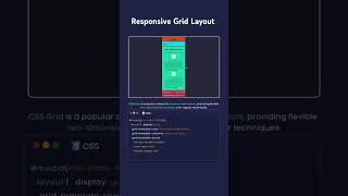 CSS Responsive Layout Grid gridlayout responsivelayout responsivewebsite cssgrid webdesign [upl. by Tamberg]