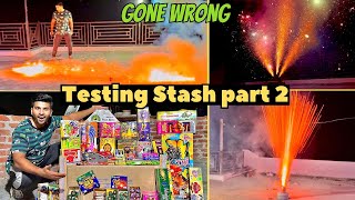 Different Type of Diwali Crackers  Cheapest Crackers Stash Testing  Thakur Saurav Vlog  Part 2 [upl. by Meeki]