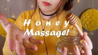 ASMR Honey Ear amp Face Massage 🍯👂 [upl. by Dionysus]