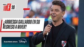 ¿GALLARDO PONE EN RIESGO LA ESTATUA ¡FUERTE DEBATE EN F90 SOBRE EL REGRESO DEL MUÑECO A RIVER [upl. by Lentha]