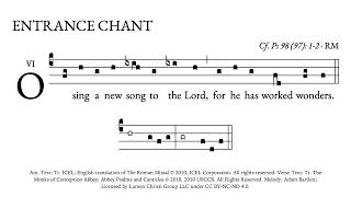 Entrance Antiphon • Easter V • Source amp Summit Gradual Shortened Text [upl. by Joung348]