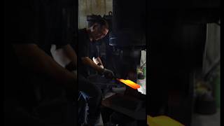 Blacksmith forging knife [upl. by Leonard]