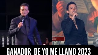 Luis Miguel Yo Me Llamo 2023  GANADOR DE YO ME LLAMO 2023 [upl. by Hilde165]