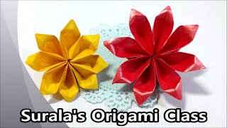 Origami  Jasmine Flower [upl. by Ellenrad]