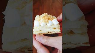 NapoleonMillefeuille whatever it is its delicious food shorts napoleon [upl. by Eirdua76]