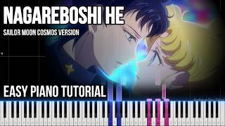 TUTORIAL đźŽą Nagareboshi He EASY VERSION from Sailor Moon Cosmos Movie đźŚ đźŽą [upl. by Enyalahs]