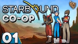 Starbound Coop 01 quotNova aventuraquot  Gameplay Português Vamos Jogar PTBR [upl. by Retsehc145]