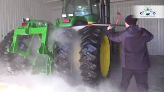 Washing Farm Equipment in Under 25 Minutes  No Brushing  HydroChem Systems [upl. by Kiker275]