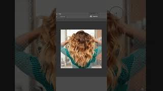 How to change hair colour in Adobe Photoshop  Photoshop Tutorial [upl. by Shepherd]