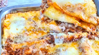 RECETTE DE LASAGNES 😋 BOLOGNAISE MAISON ⬆️‼️ [upl. by Ttoile764]