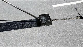 Repairing a wide crack with GAP Mastic [upl. by Yeltrab]