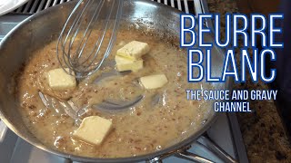 Beurre Blanc  Classic French Butter Sauce  How to Make a Beurre Blanc Sauce  Easy Butter Sauce [upl. by Obel]