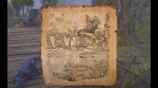 Elder Scrolls Online 4K  Murkmire Treasure Map 1 [upl. by Enitsenrae245]