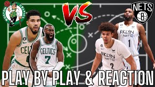 Boston Celtics vs Brooklyn Nets  Live Play by Play amp Reaction  Celtics vs Nets [upl. by Atkinson809]