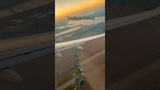 Landing at the Montreal airport travel airplane airport montreal [upl. by Aratehs]