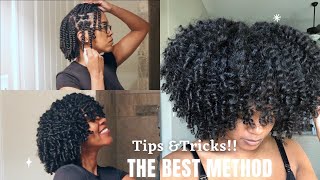 THE PERFECT TWISTOUT TUTORIAL on Natural Hair EASY amp DETAILED  2023 [upl. by Elwira]