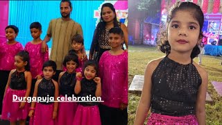 Durgapuja celebrationDancefinix Dance AcademyYoutube Videohousewife vlogmai meri duniya [upl. by Debora]