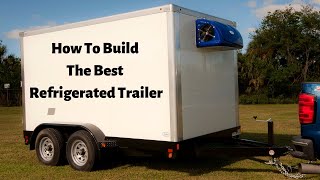 How to build refrigerated trailerCooler Trailers Build [upl. by Fokos]