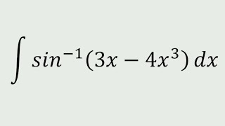 Integral of arcsin3x4x3 [upl. by Aneda553]