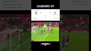 Casemiro Goal 39quot  MU vs Leicester [upl. by Ebaj744]