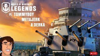 Division Stream with Metajerk and Tommyboy World of Warships Legends [upl. by Otaner]