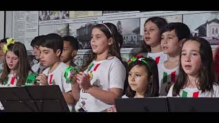 🎼 Coral infantil Piccoli Contadini dei Polcenigo  Estação 🚉 Araguaya  Doman ze festa [upl. by Delmer]