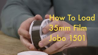 How to Load 35mm Film in a Jobo 1501 Reel  How To [upl. by Suoirred]