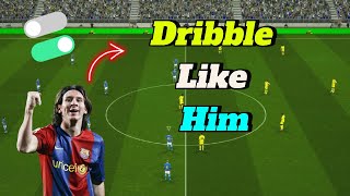 How to Dribble WITHOUT any SKILLS 🔥 eFootball 2025 Mobile 🎮 [upl. by Elyrad]