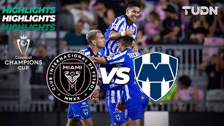 HIGHLIGHTS  Inter Miami 12 Monterrey  CONCACHAMPIONS 2024  TUDN [upl. by Kreindler]