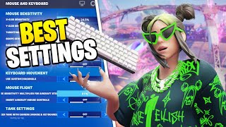 NEW BEST Keyboard amp Mouse Settings Sensitivity amp Keybinds in Fortnite Season 3 [upl. by Woodley]