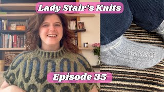 Episode 35 Making Three Pairs of Socks from Laines 52 Weeks of Socks Plus one other pair [upl. by Chitkara523]