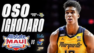 Oso Ighodaro Stars in Maui Invitational  Full Highlights vs Kansas Purdue amp UCLA [upl. by September]