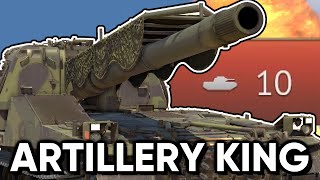 The King Of Artillery In War Thunder [upl. by Maurilla794]