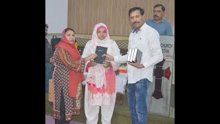 Free Holy Bibles distribution in United Church of Pakistan Lahore city By Evangelist Javed Alam [upl. by Anilec]