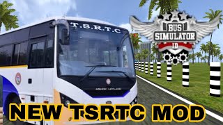 How To Download New Tsrtc super luxury Bus Mod In BusSimulator Indonesia In Telugu [upl. by Hoon]