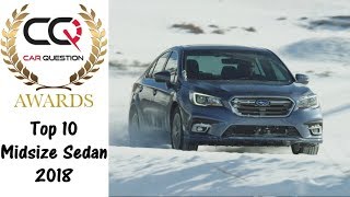 2018 Best Family car to BUY  CarQuestion Midzise sedan Awards 2018 [upl. by Marlene659]