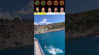 Neymar vs Messi vs Ibrahimovic vs Ramos vs Bale  Diving challenge🏊🏻‍♂️😍 [upl. by Hsekar161]