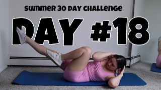 Day 18 Summer Body 30 Day Workout Challenge Beginner Friendly At Home [upl. by Mariko]