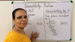 Divisibility Rules of 5 and 10  Divisibility Tests for 5 amp 10 Divisibility of 5 amp 10 Planet Maths [upl. by Heidy]